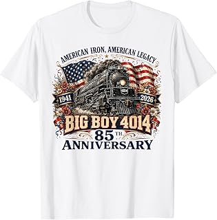 Vintage Big Boy 4014 Train USA 85th Anniversary 1941-2026 T-Shirt