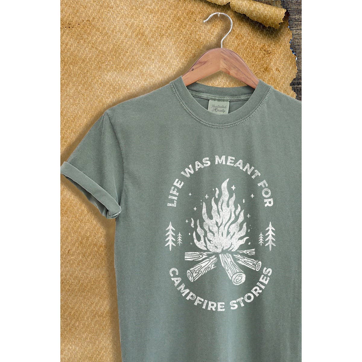Campfire Stories  Vintage  Graphic Tee Hoodie, Sweatshirt | PodTeesHub.com
