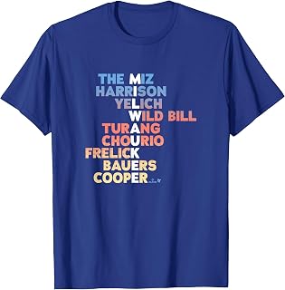 Milwaukee Baseball Names 2026 T-Shirt