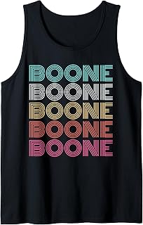 Boone Lovers Apparel for Men Women Boys Girls Tank Top