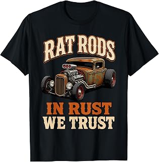 Rat Rod Garage Mechanic Rust Hotrod T-Shirt