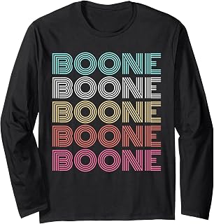 Boone Lovers Apparel for Men Women Boys Girls Long Sleeve T-Shirt