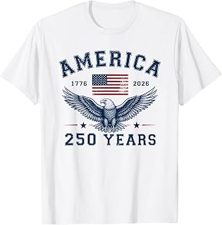 America USA 250th Anniversary Eagle 250 Years T-Shirt