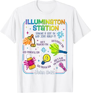 Illumination Station Vbs 2026 Jesus Light of The World T-Shirt