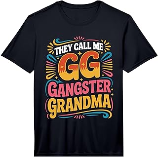 Mens Grandmother They Call Me GG Gangster Grandma Gangsta Performance T-Shirt