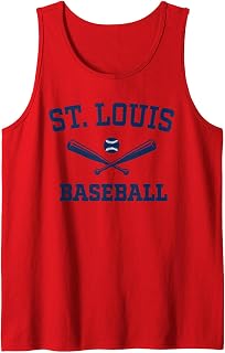 St. Louis Baseball Athletic Sports Fan Tank Top