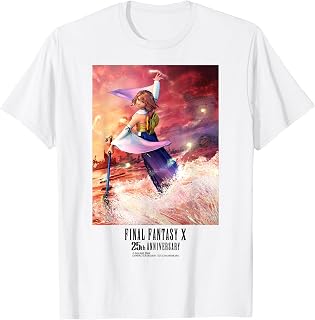 Final Fantasy Anniversary Collection FFX Yuna CG Art T-Shirt