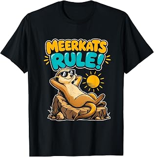 Meerkat Meerkats Rule! Meerkat Costume Funny Meerkats T-Shirt