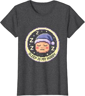 Sleep Is My Hobby Funny Teen Design T-Shirt