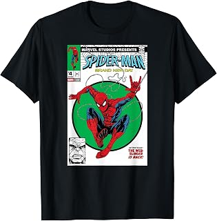 Studios Spider-Man: BND Movie 2026 Comic Cover Homage T-Shirt