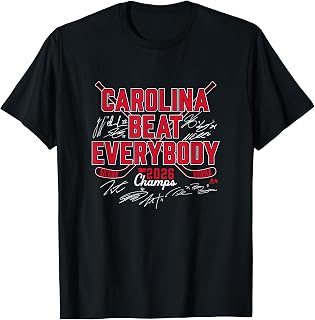 Beat Everybody 2026 Champs - Carolina Hockey T-Shirt