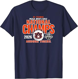 Auburn Tigers National Champs 2026 Men's Golf T-Shirt