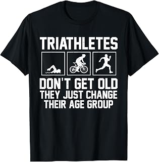 Funny Triathlon Art for Men Women Triathlete Triathlon Lover T-Shirt