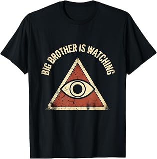 Big Brother Is Watching Surveillance Design T-Shirt