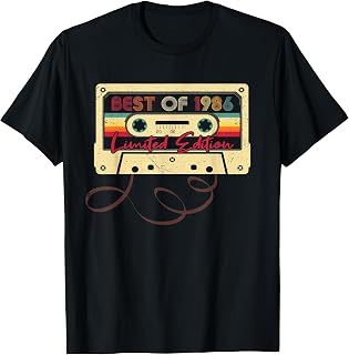 40th Birthday Vintage 1986 Classic 40 Year Old Best of 1986 T-Shirt