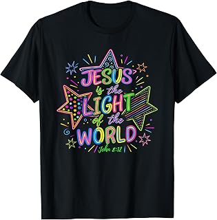 Jesus is The Light of The World John 8:12 VBS T-Shirt