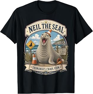 Neil the Seal Graphic T-Shirt