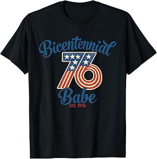 Bicentennial 1976 50 Years Old 50th Birthday American Flag T-Shirt