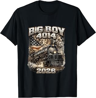 Big Boy 4014 Steam Engine Locomotive Train T-Shirt