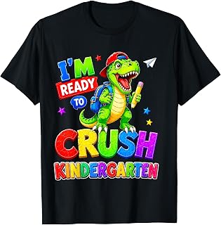 Dinosaur Kindergarten Back to School for Toddler Boys T-Shirt