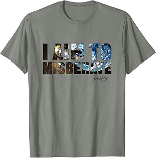 I Aim to Misbehave from The Galaxy Big Chest Logo T-Shirt