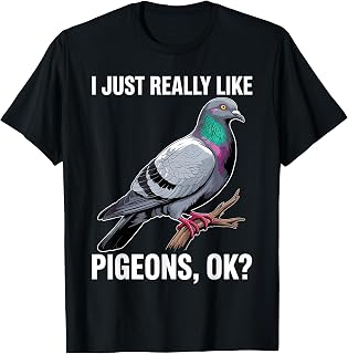 Pigeon Design for Men Women Kids Pigeon Racing Pigeon Lover T-Shirt