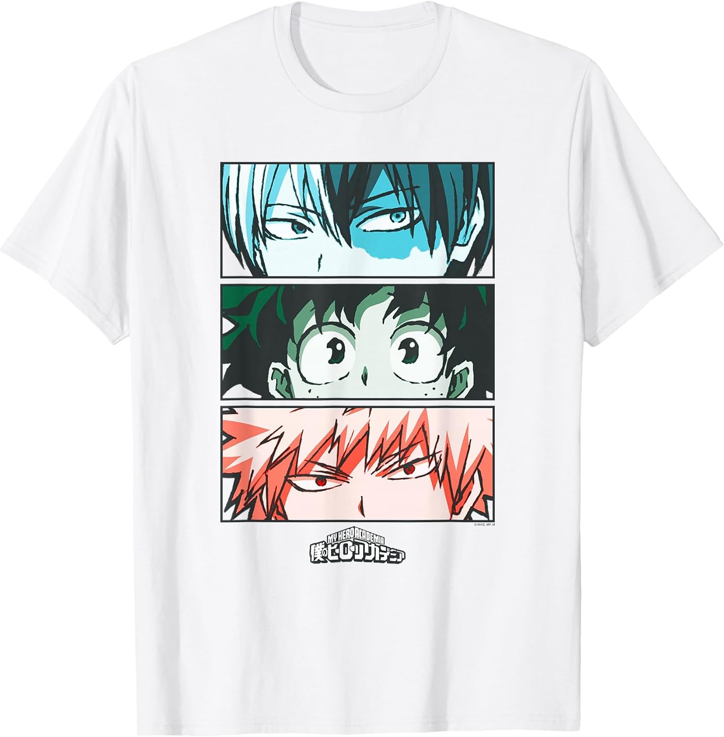 Todoroki Deku Bakugo Eyes Anime T-Shirt