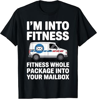 Funny Postal Worker Art for Men Women Mail Man Mail Carrier T-Shirt