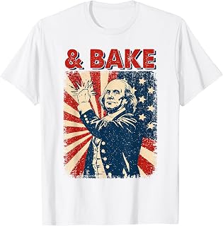 Funny Bake Matching Couples 4th of July Joke Humor Men Women T-Shirt