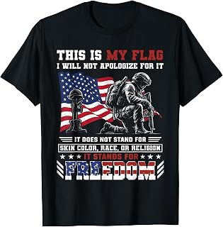 This is My Flag I Will Not Apologize for It for Men Women T-Shirt