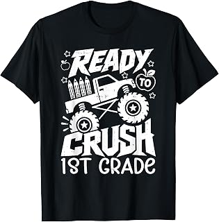 Im Ready to Crush First Grade Back to School 1st Grade Boys T-Shirt