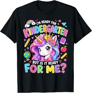 Im Ready to Crush Kindergarten Back to School Pre K Girl Kid T-Shirt
