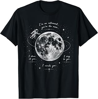 Vintage Astronaut Moon Orbiter Inspired Folk Men Women T-Shirt