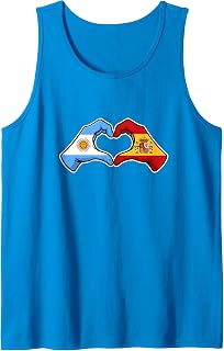 Spanish Argentinian Half Spain Argentina Espana Argentina Tank Top