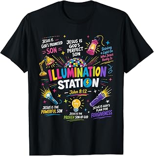 Illumination Station VBS Bible Jesus Christian Lights Outfit T-Shirt