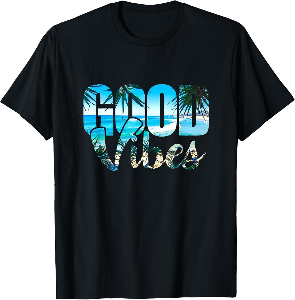 Good Vibes Positive Beach t-Shirt T-Shirt