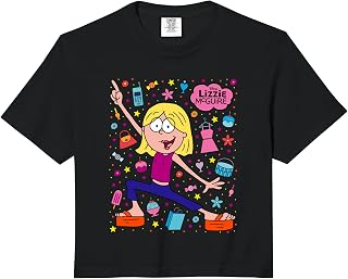 Lizzie McGuire Cartoon Lizzie Daily Life Icon Collage Comfort Colors Crop Top