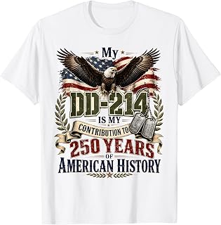 My DD-214 is My Contribution Veteran 250 Years America T-Shirt