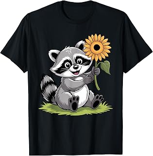 Cute Raccoon Design for Men Women Kids Animal Racoon Lovers T-Shirt