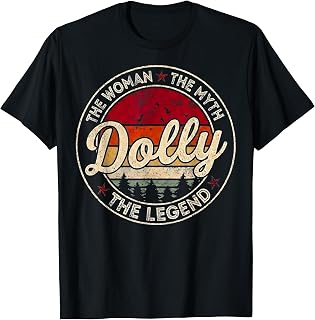 Vintage The Men The Myth Dolly Legends Gift for Men Women T-Shirt
