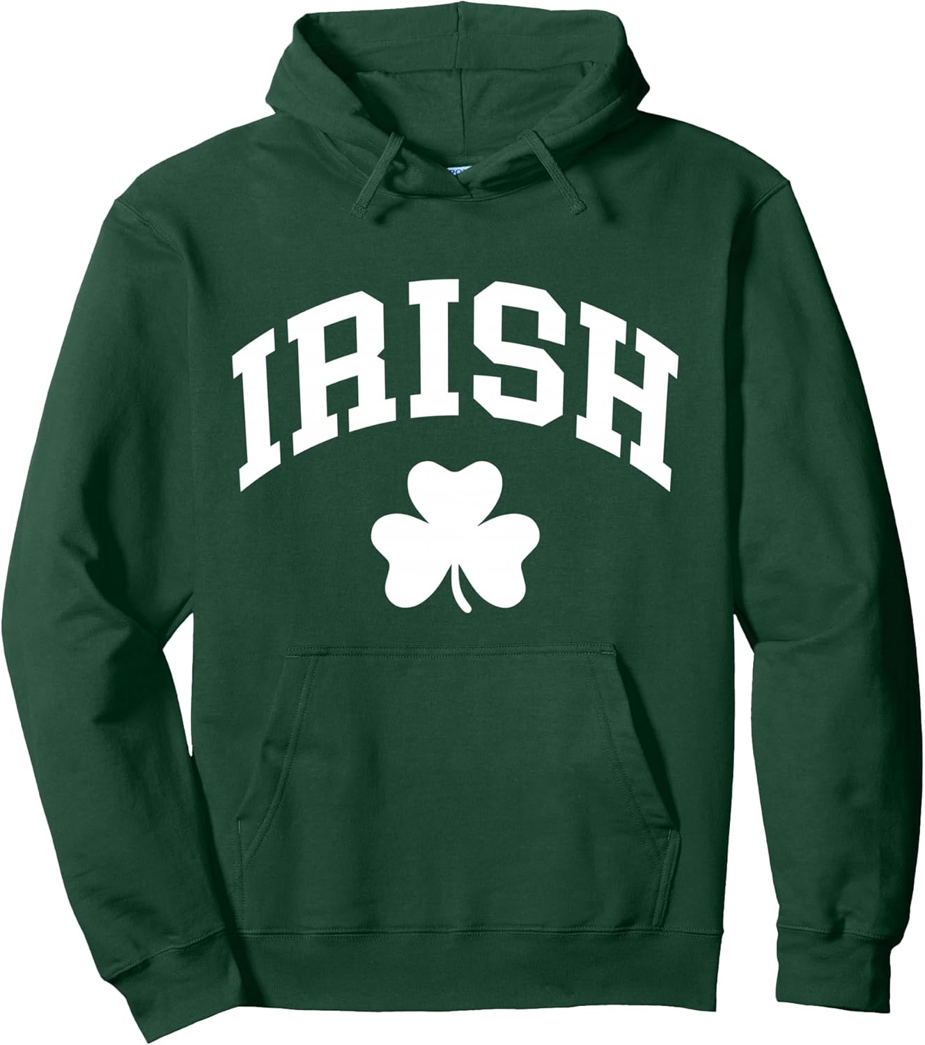 Irish Shamrock St Patricks Day Ireland Pride Graphic Green Pullover Hoodie