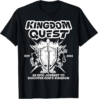 Kingdom Quest Vbs 2026 Vacation Bible School Church Camp T-Shirt