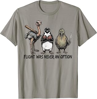 Funny Birds Squad Vintage Flight was Never an Option T-Shirt