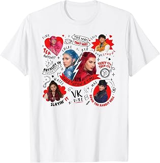 Descendants: Wicked Wonderland Chloe Red Pink Luis T-Shirt