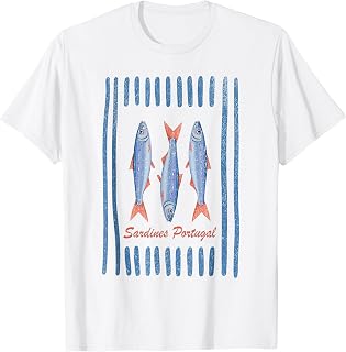 Les Sardines Portugal Fisherman Graphic for Men Women T-Shirt