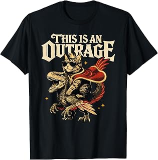 This is an Outrage Funny Princess Cat Donut Gold Womens Mens T-Shirt