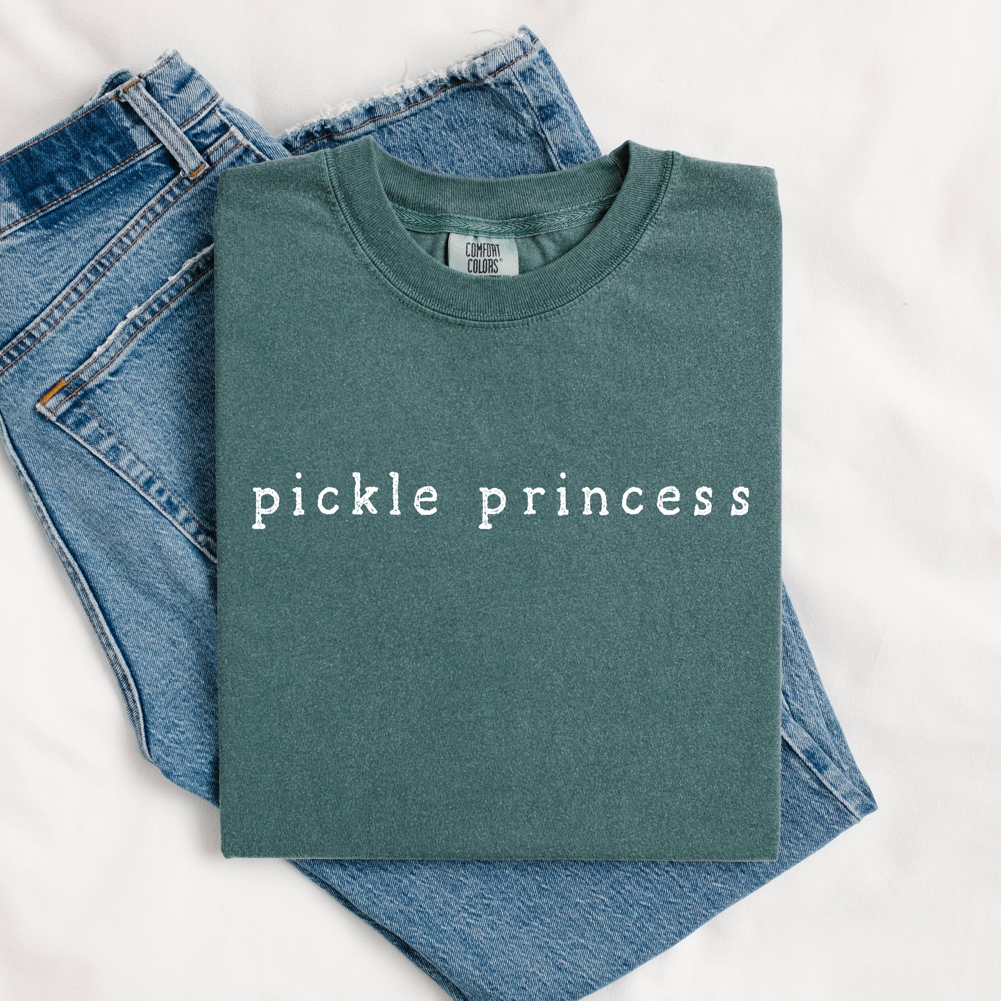 Pickle Princess Graphic Tee | Funny Foodie Gift Shirt Hoodie, Sweatshirt | PodTeesHub.com