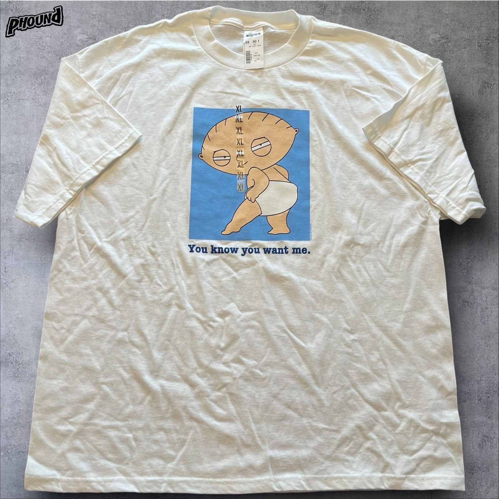 Vintage New Vtg Family Guy Stewie T Shirt You Know You Want Me Xl Hoodie, Sweatshirt | PodTeesHub.com