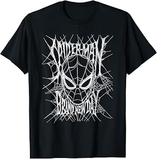 Studios Spider-Man: BND Movie 2026 Web Mask & Title T-Shirt
