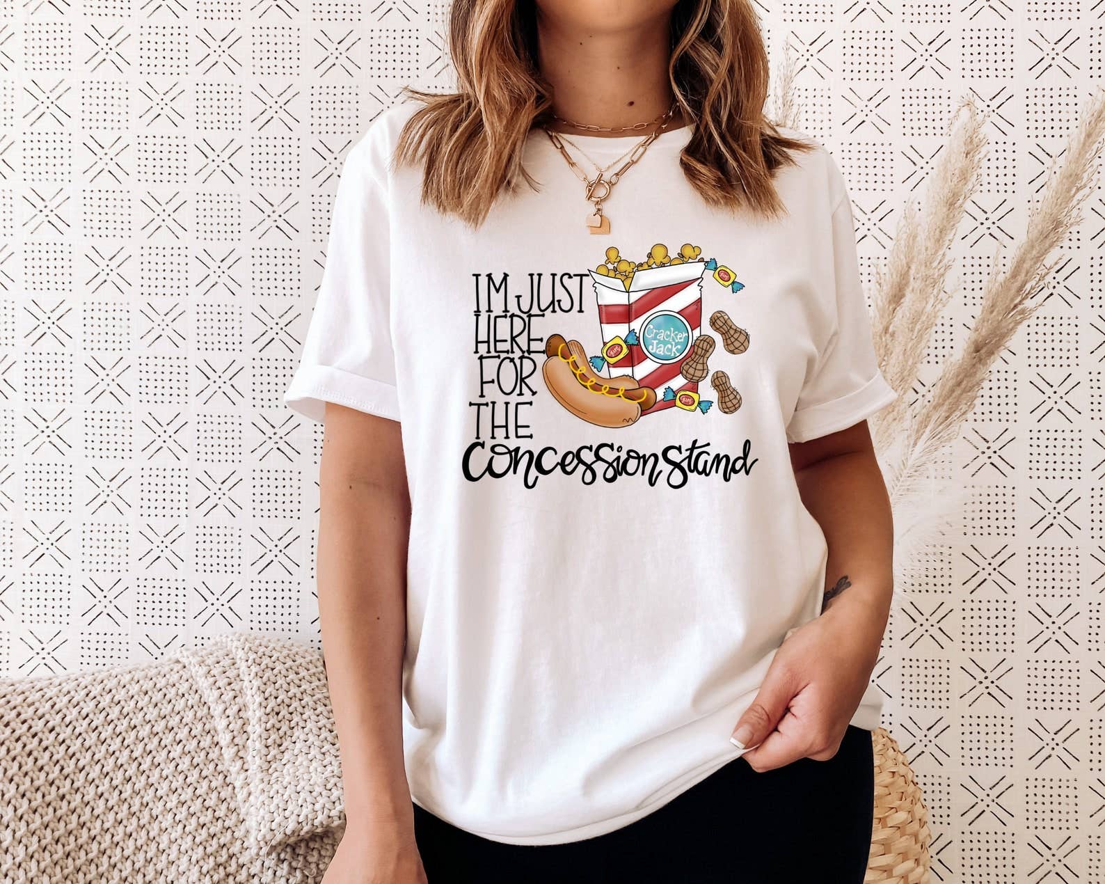 Here For the Concession Stand T-Shirt Hoodie, Sweatshirt | PodTeesHub.com